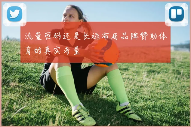 流量密码还是长远布局品牌赞助体育的真实考量